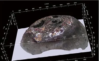 Metal bead, 200×, 3D measurement