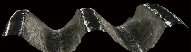 Screw thread, 200×, 3D reconstruction