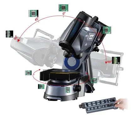 DMS1000 tilting head for omni-directional observation