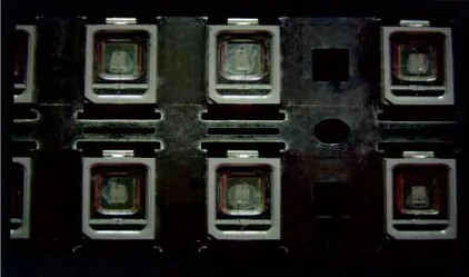 Live image of electronic components on DMSZ8