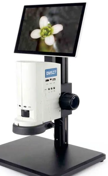 SOPTOP DMSZ7 digital microscope on large plan base