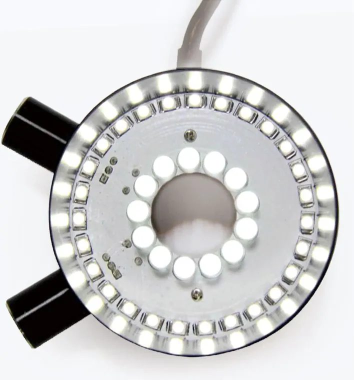 Two-circle LED ring lamp