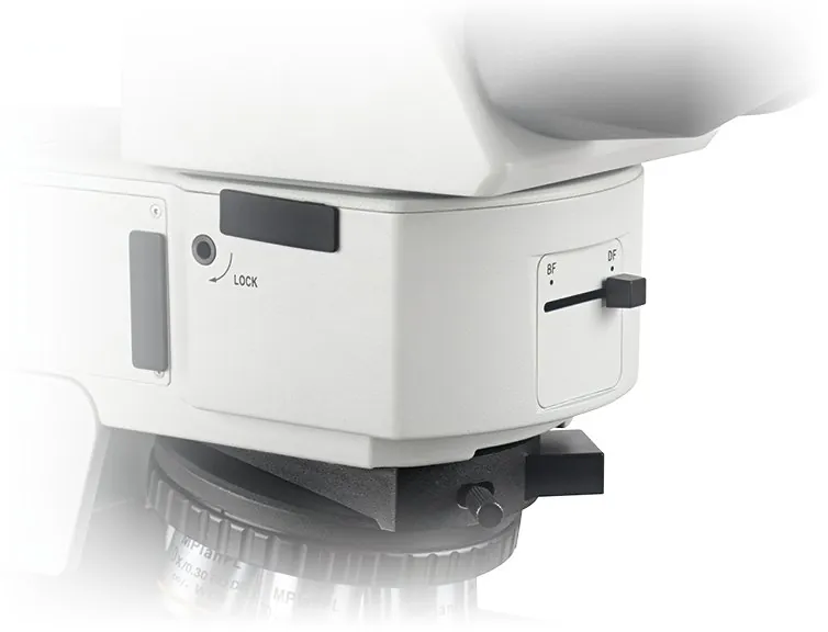 RX50M bright field / dark field switch lever