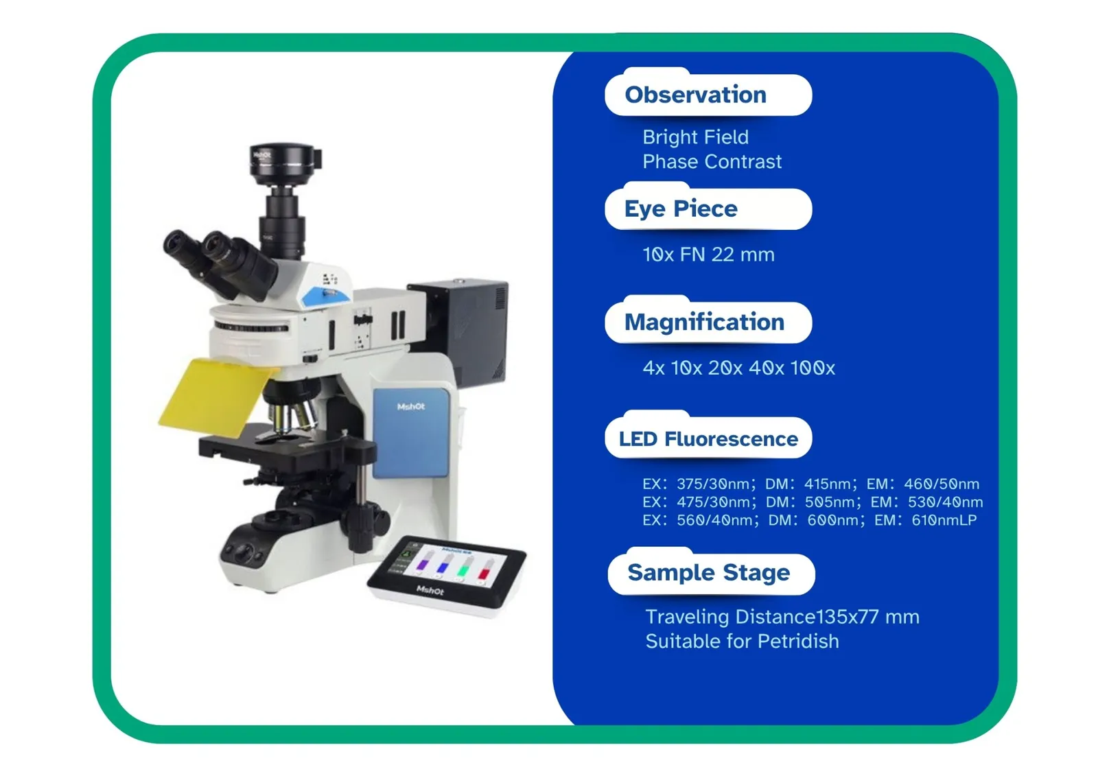 MSHOT MF43-N Upright Fluorescence Microscope