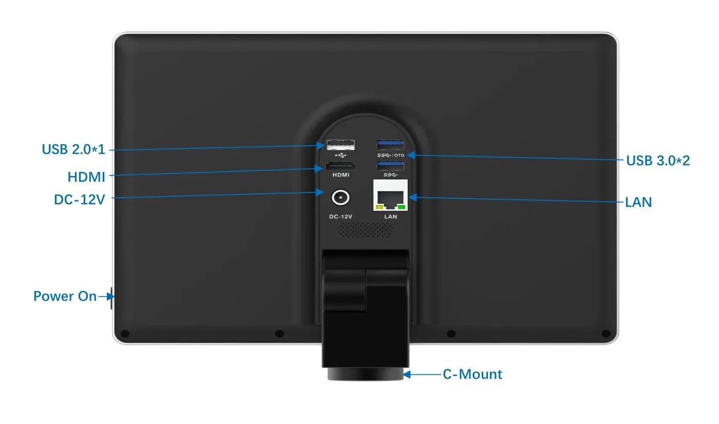 MD28-A rear panel connectivity