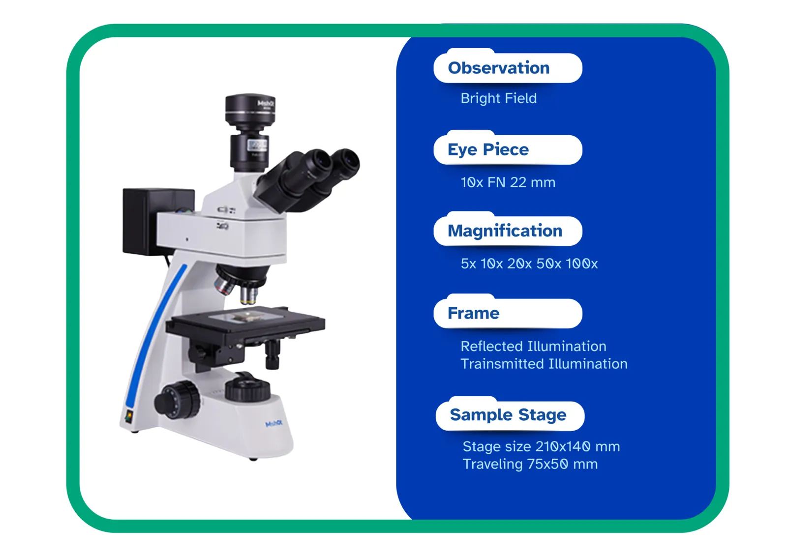 MSHOT MJ31 Education Metallurgical Microscope
