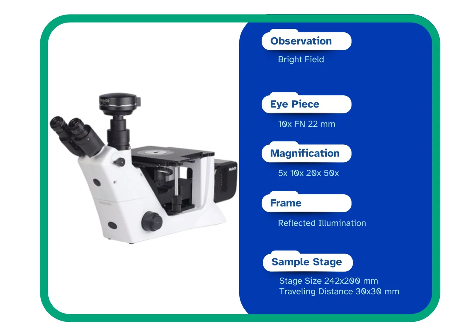 MSHOT MJX60 Inverted Metallurgical Microscope