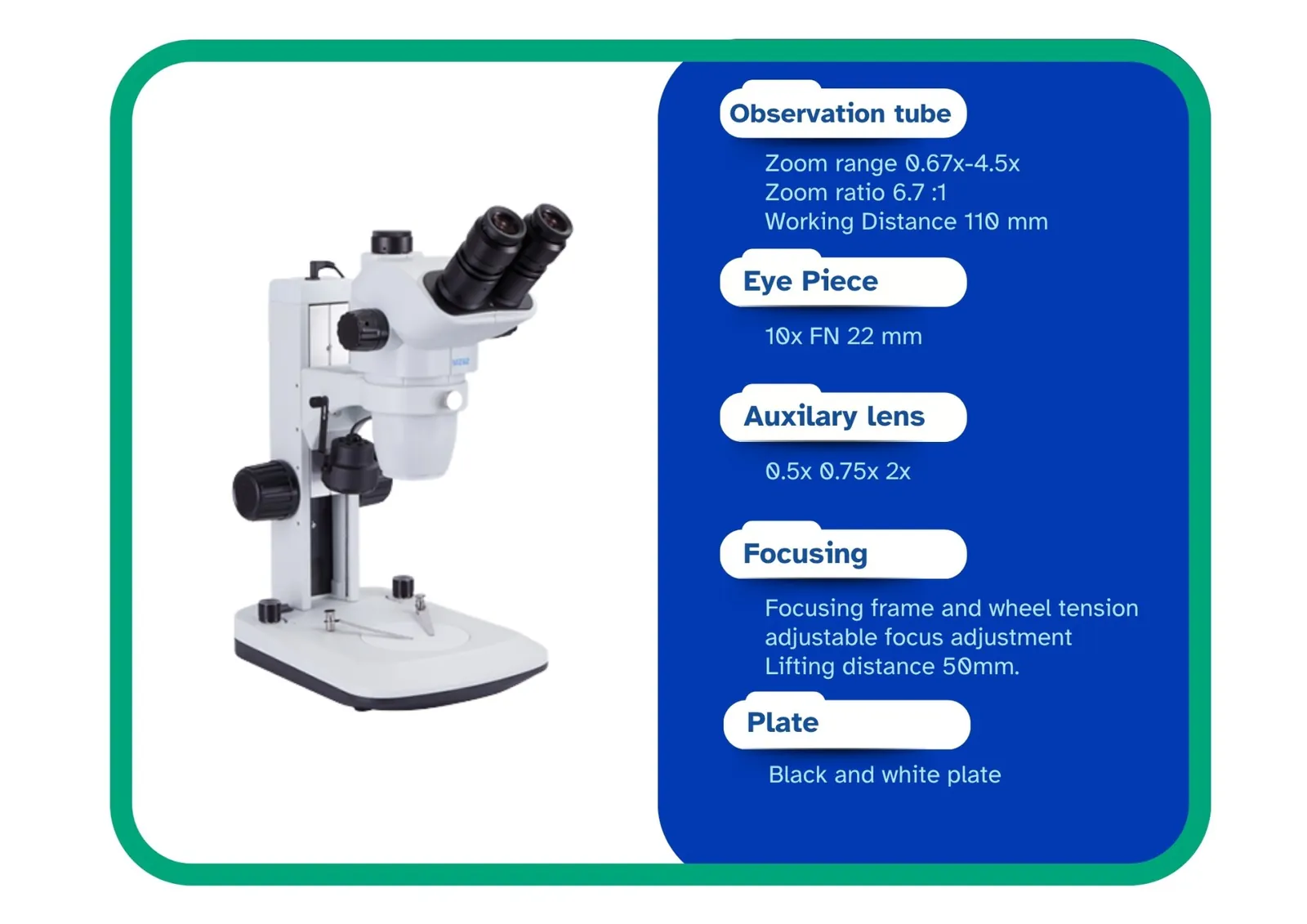 MSHOT MZ62 Stereo Microscope